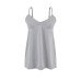 Retro Chic Soft Fitted V-Neck Crop Top for Women, Adjustable Straps, Loose and Slimming Summer Top