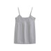 Retro Chic Soft Fitted V-Neck Crop Top for Women, Adjustable Straps, Loose and Slimming Summer Top
