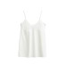 Retro Chic Soft Fitted V-Neck Crop Top for Women, Adjustable Straps, Loose and Slimming Summer Top