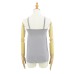 Retro Chic Soft Fitted V-Neck Crop Top for Women, Adjustable Straps, Loose and Slimming Summer Top