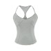 Striped Tencel Cami Top with Lace Trim, Backless Design, Women's Summer Top Striped Tencel Cami Top with Lace Trim, Backless Design, Women's Summer Top