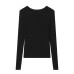 Pure Desire Style Lace Splicing Slimming Top Pure Desire Style Lace Splicing Slimming Top