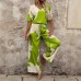 Fashionable Printed Casual Set for Women Spring Summer New Style Printed Fashion Outfit
