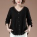 V-neck lace top