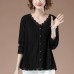 V-neck lace top