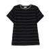 Striped round neck top