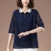 Seven quarter sleeve lace top for women