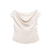 Street off shoulder swing collar sleeveless cover up