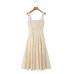 Slimming Waist Floral Print Strap Maxi Dress , Simple and Elegant Summer Dress