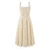 Slimming Waist Floral Print Strap Maxi Dress , Simple and Elegant Summer Dress