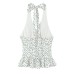 Hot girl polka dot hanging neck camisole Hot girl polka dot hanging neck camisole