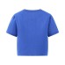 Short sleeved V-neck casual short knitted top