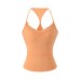Lace Trim Deep V-Neck Tencel Strapless Camisole for Women, Inner Layer or Outer Wear