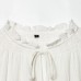 Flower Embroidered Loose Shirt