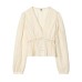 French gentle romantic style long sleeved shirt