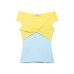 Knot patchwork knitted top for women's clothing
