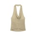 Spicy girl metallic line hanging neck collar top