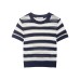French short sleeved knitted top