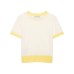 French short sleeved knitted top