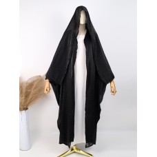 Simple decal long loose batwing sleeve cardigan Simple decal long loose batwing sleeve cardigan