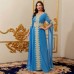 Solid color lace robe dress