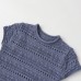 Round neck short sleeved hollow knitted short sleeved top Round neck short sleeved hollow knitted short sleeved top