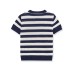 Simple round neck short sleeved casual knitted top