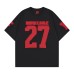 Embroidered short sleeved fabric on the 27th