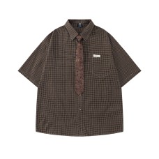 Cashew flower tie embellished with short sleeves