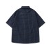 Plaid tie short sleeved