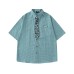 Floral tie embellished with short sleeves