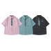 Floral tie embellished with short sleeves