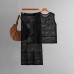 Round neck sleeveless knitted suit