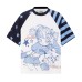 Short Sleeve Women's Color-Blocked Shoulder Sleeve Loose Streetwear Sweet Short Sleeve Women's Color-Blocked Shoulder Sleeve Loose Streetwear Sweet