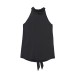 Knot satin neck wrapped sleeveless camisole top