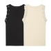 Lace crochet patchwork slim fit sleeveless top