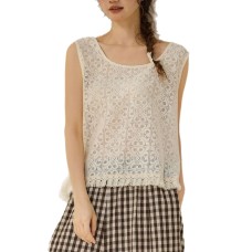 Hollow out sleeveless top Hollow out sleeveless top