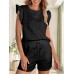 Casual Textured Outfit for Women Spring Summer Fashion Set