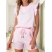 Casual Textured Outfit for Women Spring Summer Fashion Set