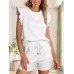 Casual Textured Outfit for Women Spring Summer Fashion Set