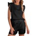 Casual Textured Outfit for Women Spring Summer Fashion Set