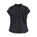 Elegant silk short sleeved women's top