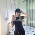 Cute and Sexy Fitted Slim Letter Print Short Sleeve T-Shirt 