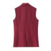 Elegant imitation linen two tone vest pants set