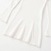 Long sleeved high neck wavy ribbed knitted dress