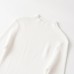 Long sleeved high neck wavy ribbed knitted dress