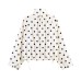 Street casual versatile polka dot jacket