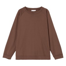 Solid color round neck top