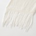 Sleeveless round neck tassel casual knit top