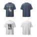 Border collie Portrait Print Short Sleeve